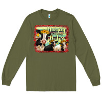 Army Green Hanging With My Heifers Holstein Cows Long Sleeve Tee - RanaPortraitStore