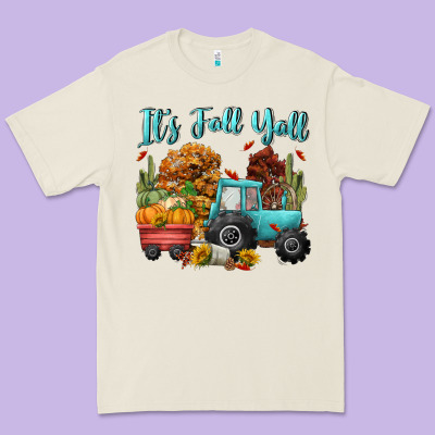 Its Fall Yall Premium Tee Designed By Cowgirlartshop