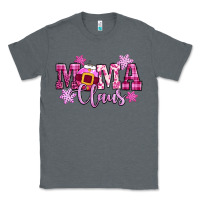 Charcoal Heather mama claus pink christmas Classic Tee - CowGirlArtShop