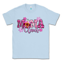 Dusty Blue mama claus pink christmas Classic Tee - CowGirlArtShop