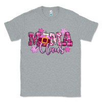 Heather Grey mama claus pink christmas Classic Tee - CowGirlArtShop