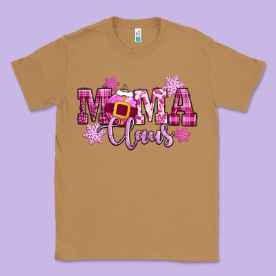 Mama Claus Pink Christmas Classic Tee Designed By Cowgirlartshop