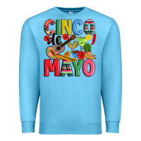 Ocean Blue cinco de mayo Premium Sweatshirt - JahusDesignShop
