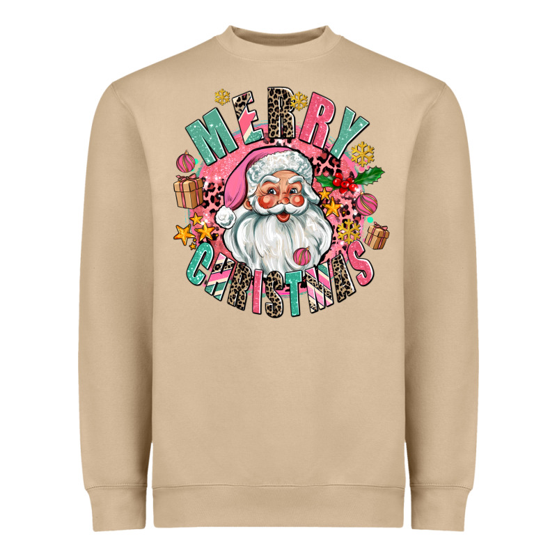 Merry Christmas Santa Heavyweight Sweatshirt by AdoDesignShop | Teevron