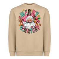 Mushroom merry christmas santa Heavyweight Sweatshirt - AdoDesignShop