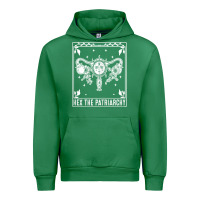 Emerald womens hex the patriarchy uterus tarot card halloween feminist t shirt Urban Hoodie - maiPhamDesign