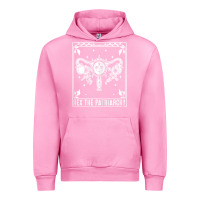 Fuchsia Pink womens hex the patriarchy uterus tarot card halloween feminist t shirt Urban Hoodie - maiPhamDesign