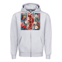 Heather Grey baseball Zipper Hoodie - AdoDesignShop