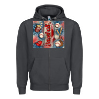 Smoke baseball Zipper Hoodie - AdoDesignShop
