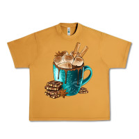 Peanut Butter Chocolate And Coffee Urban Heavy Tee - FaDigitalArtStudio