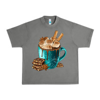 Tornado Chocolate And Coffee Urban Heavy Tee - FaDigitalArtStudio