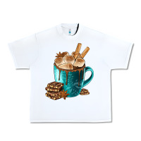 White Chocolate And Coffee Urban Heavy Tee - FaDigitalArtStudio