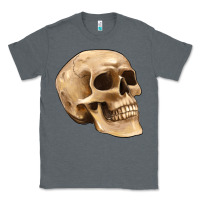 Charcoal Heather skull Classic Tee - Artiststas