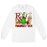 White pharmacy tech christmas Long Sleeve Tee - FaDigitalArtStudio