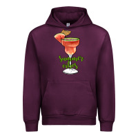 Mauve Wine summer vibes Urban Hoodie - JahusDesignShop