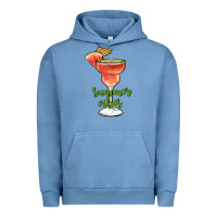 Pigment Pebble Blue summer vibes Urban Hoodie - JahusDesignShop