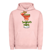 Pigment Salmon summer vibes Urban Hoodie - JahusDesignShop