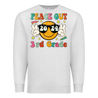 Oatmeal Heather peace out 2024 3rd grade Premium Sweatshirt - JahusDesignShop