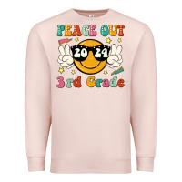 Pale Pink peace out 2024 3rd grade Premium Sweatshirt - JahusDesignShop