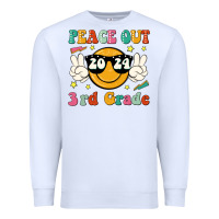 White peace out 2024 3rd grade Premium Sweatshirt - JahusDesignShop