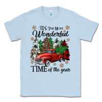 Dusty Blue its the most wonderful time of the year Classic Tee - CowGirlArtShop
