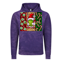 Cloud Purple green christmas gnome Vintage Hoodie - FaDigitalArtStudio