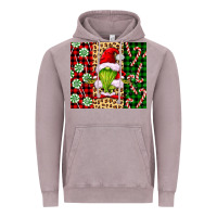 Vintage Zinc green christmas gnome Vintage Hoodie - FaDigitalArtStudio