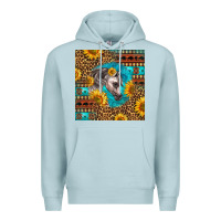 Blue Mist arabian horse Premium Hoodie - LillyAllenDesigns