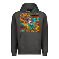 Charcoal Heather arabian horse Premium Hoodie - LillyAllenDesigns