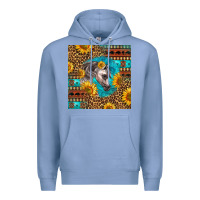 Colony Blue arabian horse Premium Hoodie - LillyAllenDesigns