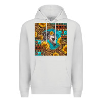 Dove Grey arabian horse Premium Hoodie - LillyAllenDesigns