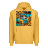 Mustard arabian horse Premium Hoodie - LillyAllenDesigns