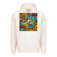 Pale Pink arabian horse Premium Hoodie - LillyAllenDesigns