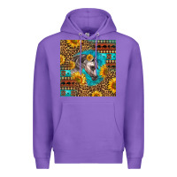 Purple arabian horse Premium Hoodie - LillyAllenDesigns