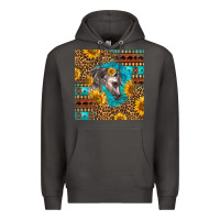 Smoke arabian horse Premium Hoodie - LillyAllenDesigns