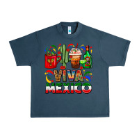 Midnight Navy Viva Mexico Coffee Cups With Cactus And Tequila Urban Heavy Tee - FaDigitalArtStudio