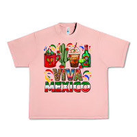 Salmon Viva Mexico Coffee Cups With Cactus And Tequila Urban Heavy Tee - FaDigitalArtStudio
