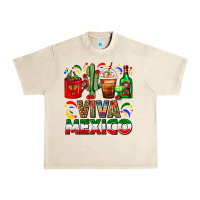 Sandshell Viva Mexico Coffee Cups With Cactus And Tequila Urban Heavy Tee - FaDigitalArtStudio