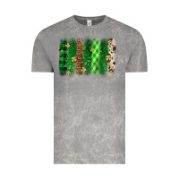 Cloud Rock St. Patrick's Day brushstroke Vintage Tee - OliviaCreatesArt