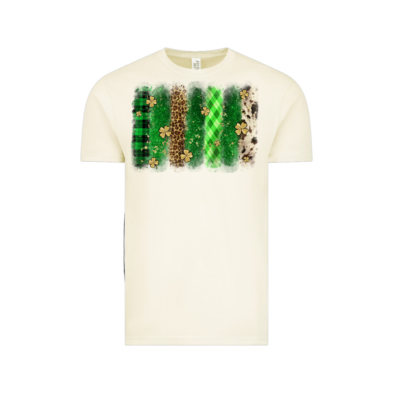 St. Patrick's Day Brushstroke Vintage Tee by OliviaCreatesArt | Teevron