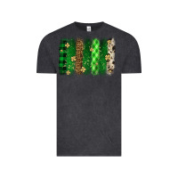 Vintage Black St. Patrick's Day brushstroke Vintage Tee - OliviaCreatesArt