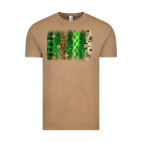 Vintage Coffee St. Patrick's Day brushstroke Vintage Tee - OliviaCreatesArt