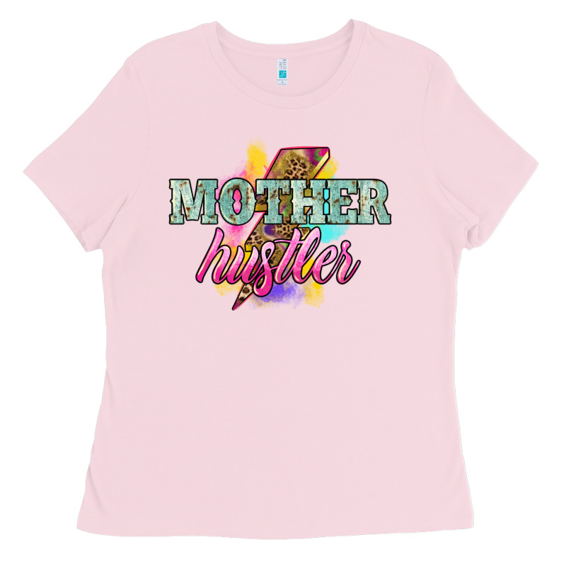 Mother Hustler Lightning Bolt Mother's Day Ladies Tee by HowdyJamesFarm | Teevron