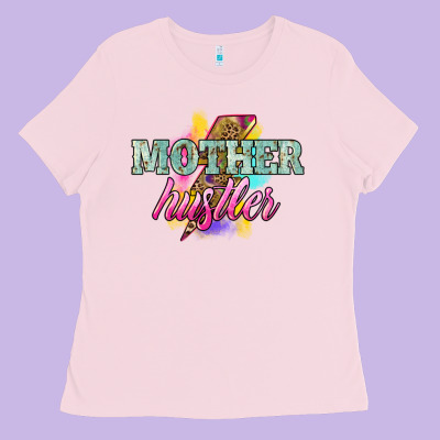 Mother Hustler Lightning Bolt Mother's Day Ladies Tee Designed By Howdyjamesfarm