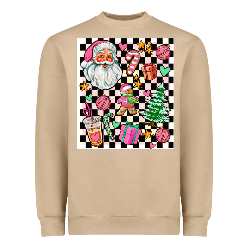 Pink Christmas Elementary Heavyweight Sweatshirt by AdoDesignShop | Teevron