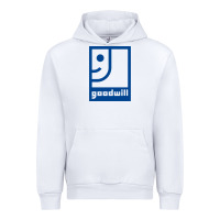 White Goodwill Urban Hoodie - maiPhamDesign