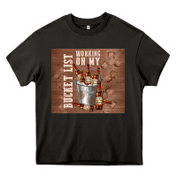 Asphalt working on my bucket list Heavy Core Tee - TumblerDesignByShophia