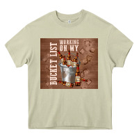Mossy working on my bucket list Heavy Core Tee - TumblerDesignByShophia
