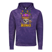Cloud Purple skull mardi gras king Vintage Hoodie - FaDigitalArtStudio