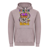 Vintage Zinc skull mardi gras king Vintage Hoodie - FaDigitalArtStudio